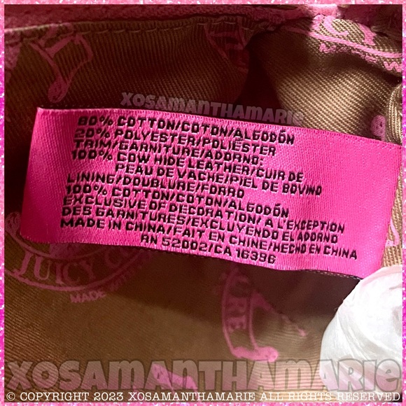 Juicy Couture Pink Angel Barrel Bag - Picture 11 of 16